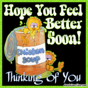 to all who are not feeling well today