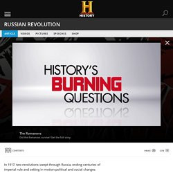 Russian Revolution — History.com Articles, Video, Pictures and Facts