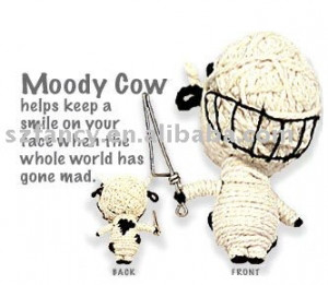 String Voodoo Doll-Moody Cow
