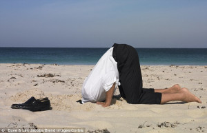 Woman With Head In Sand Burying your head in the sand: