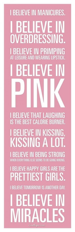 audrey hepburn quote life quotes I believe In pink. Laughing. Kissing ...