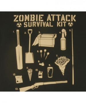 Zombie Attack Survival Kit T-Shirt Logo