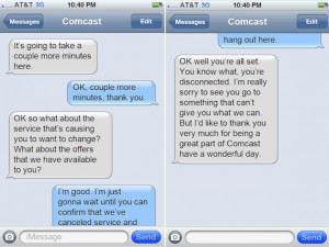If You Put That Comcast Break-Up Call In Text Message Format ...