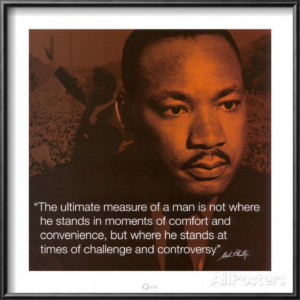 Martin Luther King, Jr.: Measure of a Man Lamina Framed Art Print