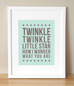 Twinkle Twinkle Little Star by Sugar Fresh contemporary-nursery-decor