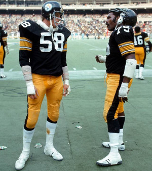 Pro Football Hall Of Famer’s Mean Joe and Greene-Jack lambert