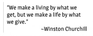 ... , and make a difference in the lives of our fellow community members