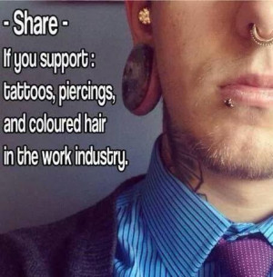Quotes About Tattoos And Piercings Tattoos, piercings, and wild