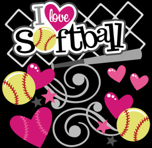Love Softball Pictures I love softball svg softball