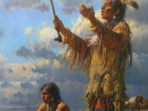 Native American - Buffalo Dreamer (Drawing & Painting)