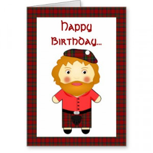 Rude Greeting Cards on Rude Joke Scotsman Birthday Greetings Card ...