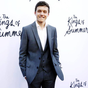 Cast-member-Nick-Robinson-poses-at-the-premiere-of-The-Kings-of-Summer ...