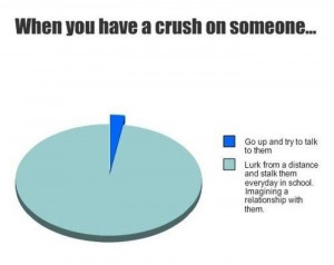 ... having a crush. No matter who the guy is, I always do the same things