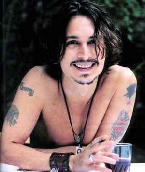 Johnny Depp Tattoos Photos.