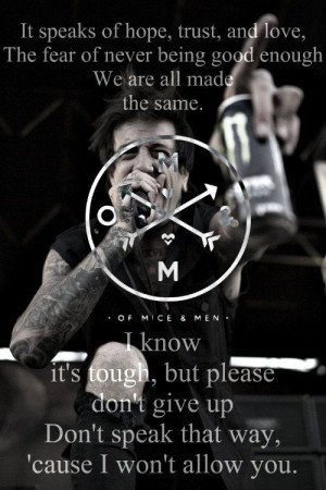 bands and artists / of mice and men.