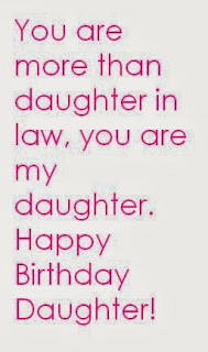 Daughter in Law Birthday Quotes, Sayings and Wishes
