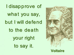 Voltaire Quotes I Disapprove Of What You Say 
