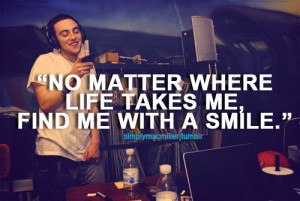 cute, mac miller, quotes, smile - inspiring picture on Favim.com