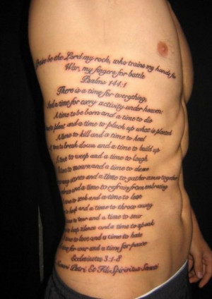 Tattoo Ideas: Quotes on Religions, God, Faith