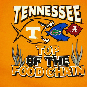 Tennessee Volunteers Food Chain T-Shirt