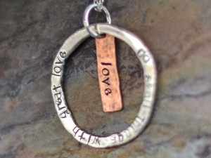 Do Small Things with Great Love Mother Teresa by AhimsaDesigns, $75.00