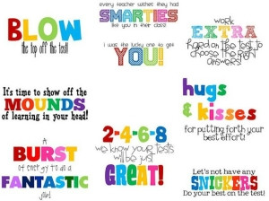 hannacircus Candy Motivational Test Notes