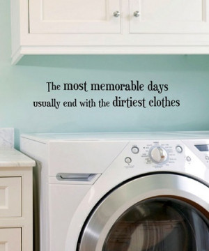 cute laundry room quote