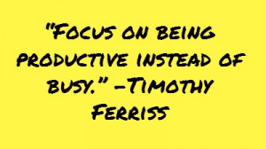 Quotes On Being Productive