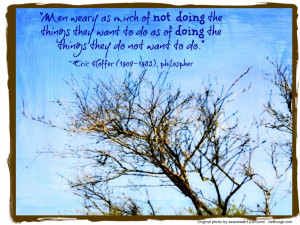 In Others’ Word: Weariness