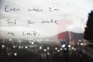 cute, quote, sad, smile