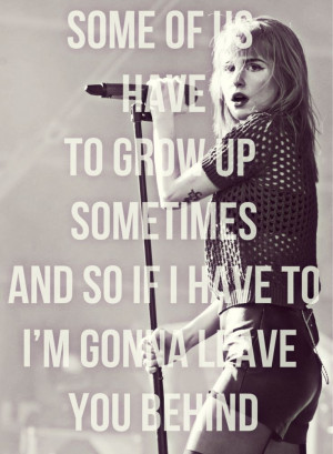 Paramore Song Quotes Paramore quotes