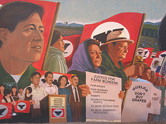 Cesar Chavez mural. Salina Canizales/Flickr.com