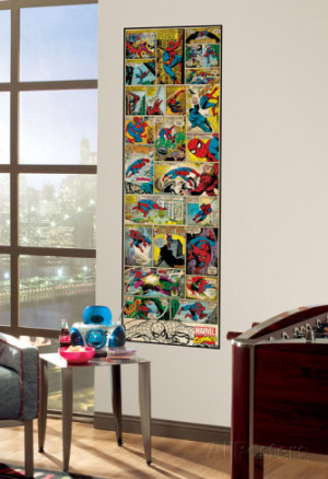 ... Panel - Spiderman Classic Peel and Stick Giant Wall Decal Wall Decal