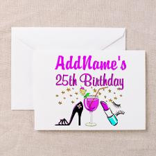 Happy 25Th Birthday Greeting Cards