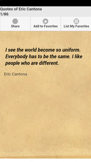 Quotes of Eric Cantona - screenshot