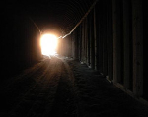 THE LIGHT AT THE END OF THE TUNNEL