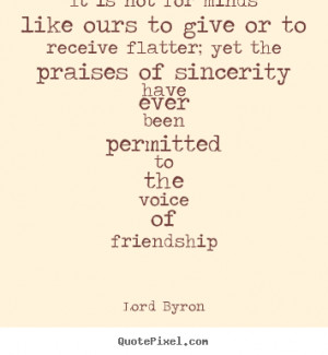 Lord Byron Friendship Quote Posters