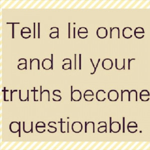 lying #trust