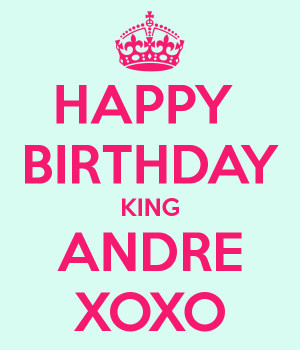 Happy Birthday Andre Surya