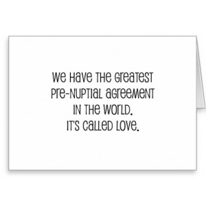 Love Pre-Nup