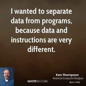 Ken Thompson Quotes
