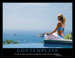 Contemplate Quotes Sold out calendar cover