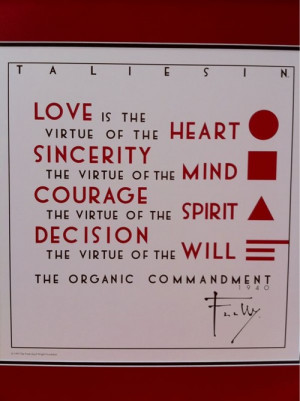 ... flw s taliesin west in scottsdale loved this quote that was there