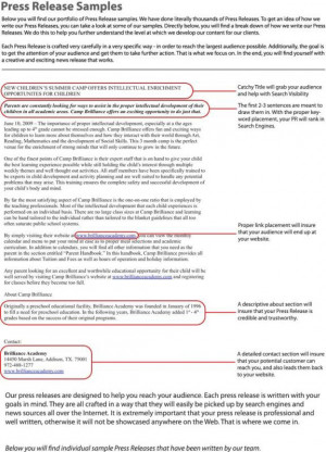 Press Release Writing Services