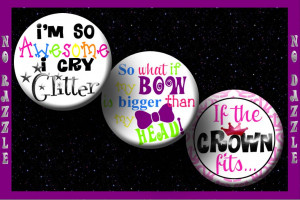 It's All About Me BottleCap Images - Girly Bow Sayings