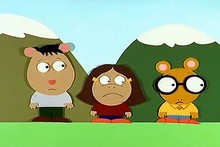 The Brain, Francine and Arthur animated in the style of South Park ...
