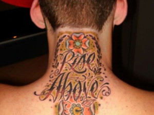 rise above neck tattoo – Crazy Neck Tattoos – top ten tattoo on ...