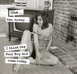 ... sayings, sarcasm, e cards, funny pictures, women's humor pool boy
