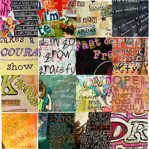 Art Journaling 101: Creative Use of Typography in Digi Art Journaling