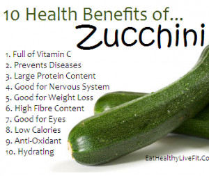10 Health Benefits of Zucchini
